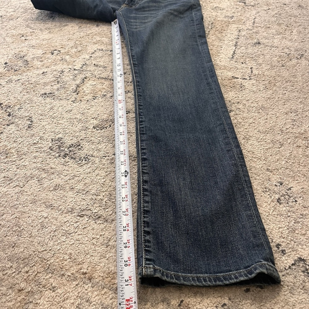 Abercrombie & Fitch Kennan Straight Medium Blue Wash Jeans Mens 30x32 Stretch - Picture 4 of 9